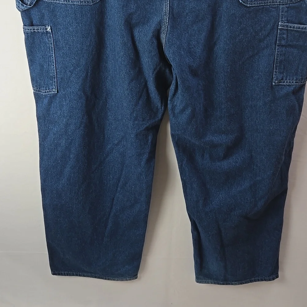 Carhartt Mens Loose Original Fit Carpenter Jeans Deepstone Blue 48x30